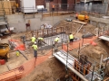 Core Raft Footing poured - Duo Apartments - Spencer Street, Melbourne VIC
